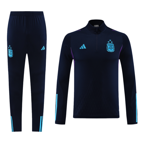 Argentina 1/4 Zip Tracksuit 2023/24 Navy