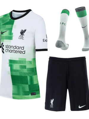 Liverpool Away Kids Jerseys Full Kit 2023/24