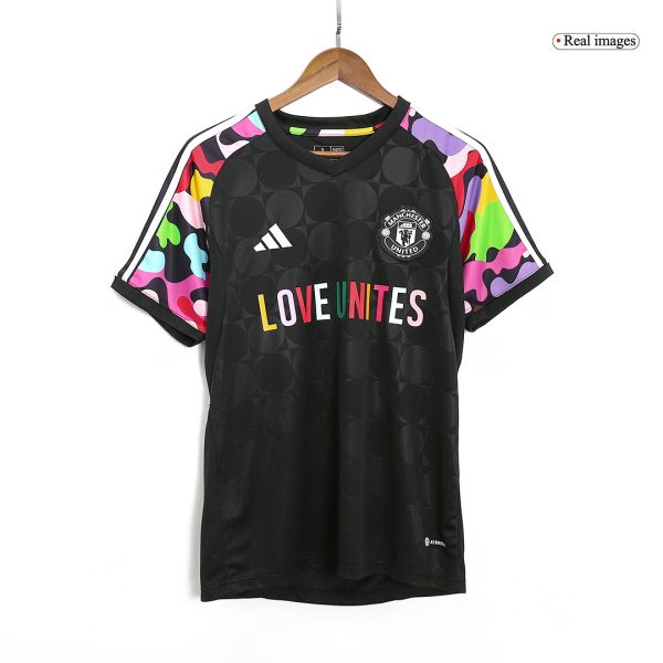 Manchester United Pre-Match Soccer Jersey 2023/24 Black