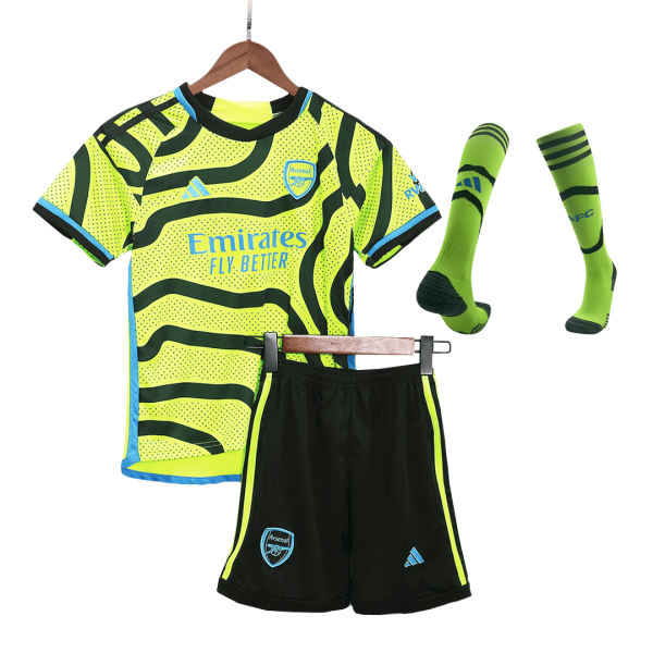 Arsenal Away Kids Soccer Jerseys Full Kit 2023/24