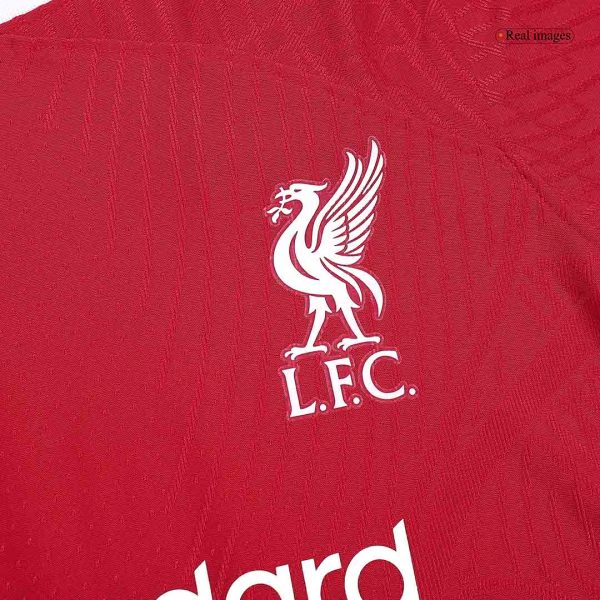 VIRGIL #4 Liverpool Home Authentic Soccer Jersey 2023/24