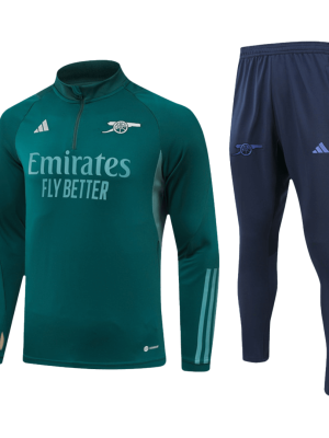 Arsenal 1/4 Zip Tracksuit 2023/24 Green