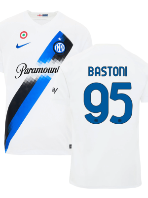 BASTONI #95 Inter Milan Away Soccer Jersey 2023/24