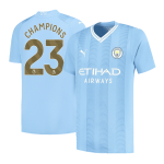 CHAMPIONS #23 Manchester City Home Jersey 2023/24