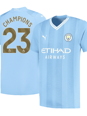 CHAMPIONS #23 Manchester City Home Jersey 2023/24