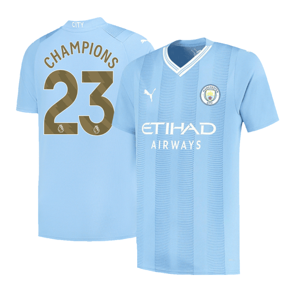 CHAMPIONS #23 Manchester City Home Jersey 2023/24