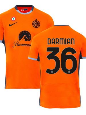 DARMIAN #36 Inter Milan Third Away Soccer Jersey 2023/24