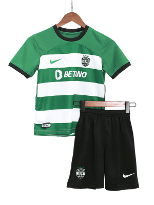 Sporting CP Home Kids Soccer Jerseys Kit 2023/24