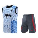 Liverpool Jerseys Sleeveless Training Kit 2023/24 Blue