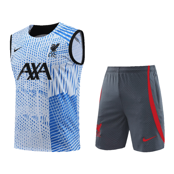 Liverpool Jerseys Sleeveless Training Kit 2023/24 Blue