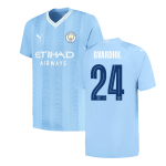 GVARDIOL #24 Manchester City Home Jersey 2023/24 - UCL