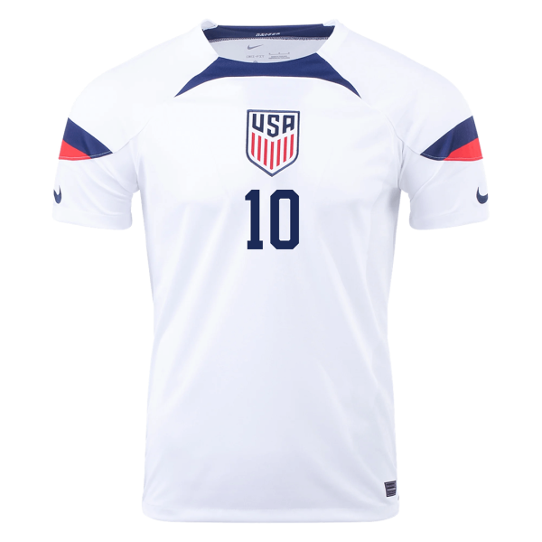 PULISIC #10 USA Home Jersey World Cup 2022