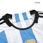 Argentina Three Stars Home Jersey World Cup 2022