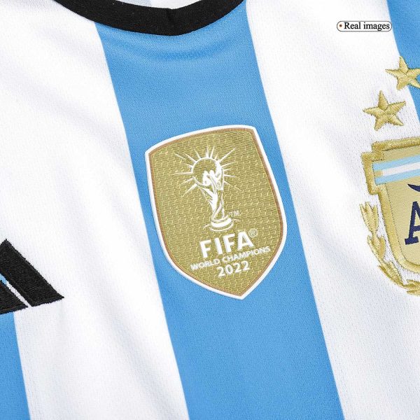 Argentina Home Kids Jerseys Kit 2022 - Three Stars