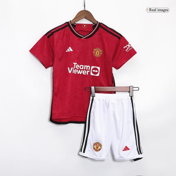 Manchester United Home Kids Jerseys Kit 2023/24