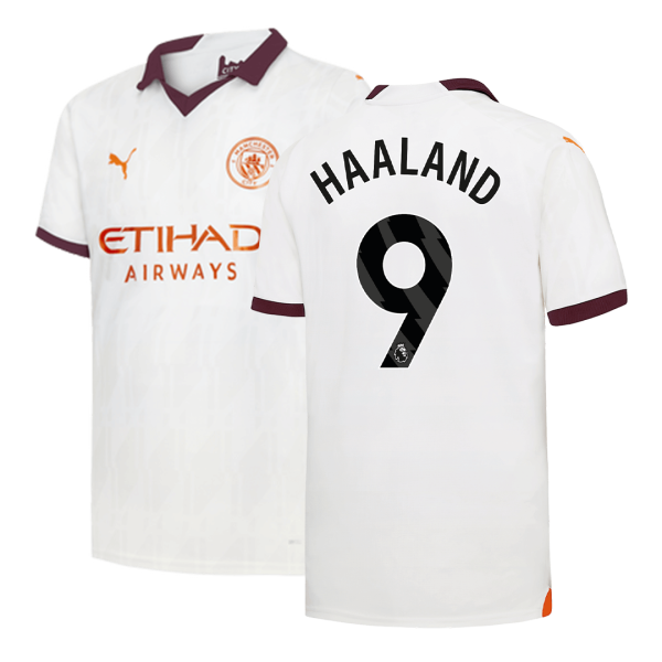 HAALAND #9 Manchester City Away Soccer Jersey 2023/24