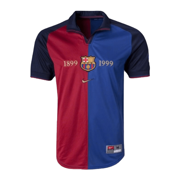 Vintage Soccer Jersey Barcelona Home 1999/00