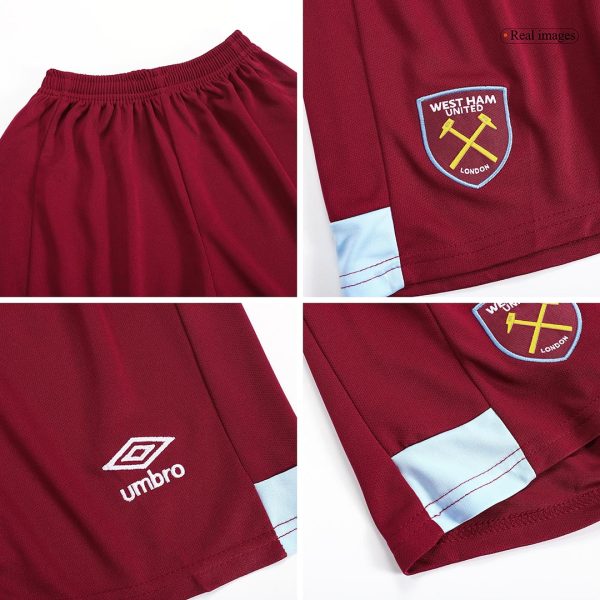 West Ham United Home Kids Soccer Jerseys Kit 2023/24