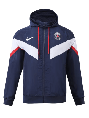 PSG Hoodie Windbreaker Jacket 2023/24 - Navy