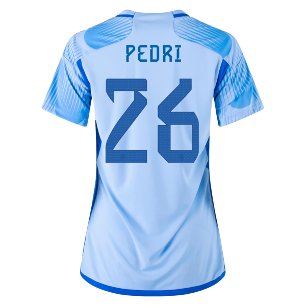 PEDRI #26 Spain Away Jersey World Cup 2022 Women