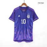 New MESSI #10 Argentina Three Stars Away World Cup 2022 Champion Jersey