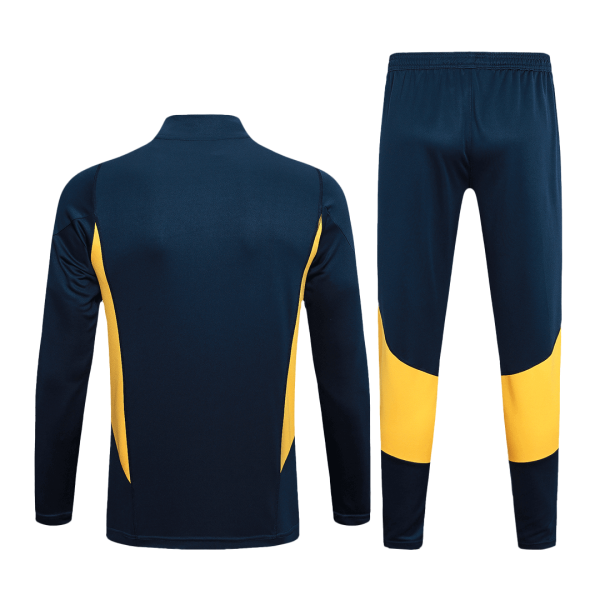 Real Madrid 1/4 Zip Tracksuit 2023/24 Navy