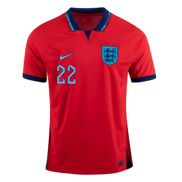 BELLINGHAM #22 England Away Jersey World Cup 2022