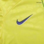 Brazil Home Kids Soccer Jerseys Kit 2022