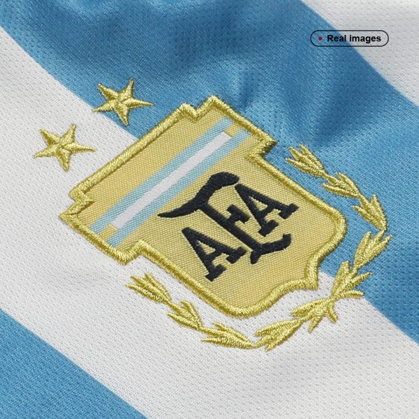 Argentina Home Kids Jerseys Full Kit 2022 - Three Stars