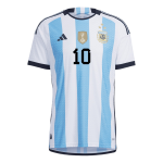 New MESSI #10 Argentina Home World Cup 2022 Champion Authentic Jersey