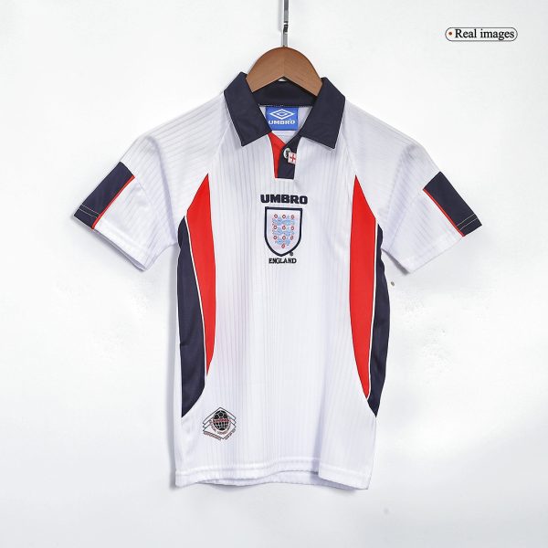 England Home Kids Soccer Jerseys Kit 1998