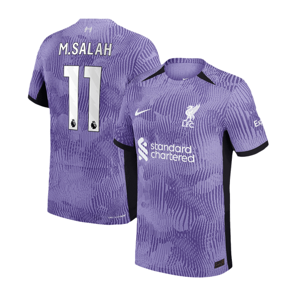 M.SALAH #11 Liverpool Third Away Authentic Soccer Jersey 2023/24