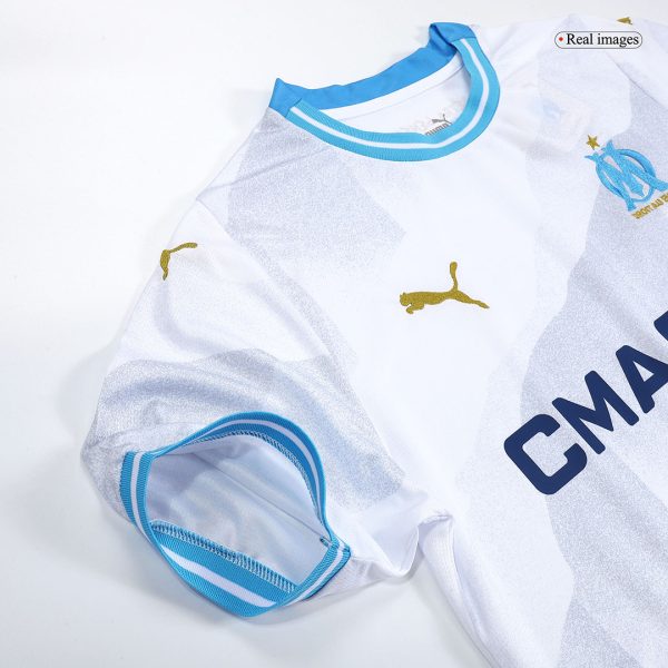 RONGIER #21 Marseille Home Soccer Jersey 2023/24