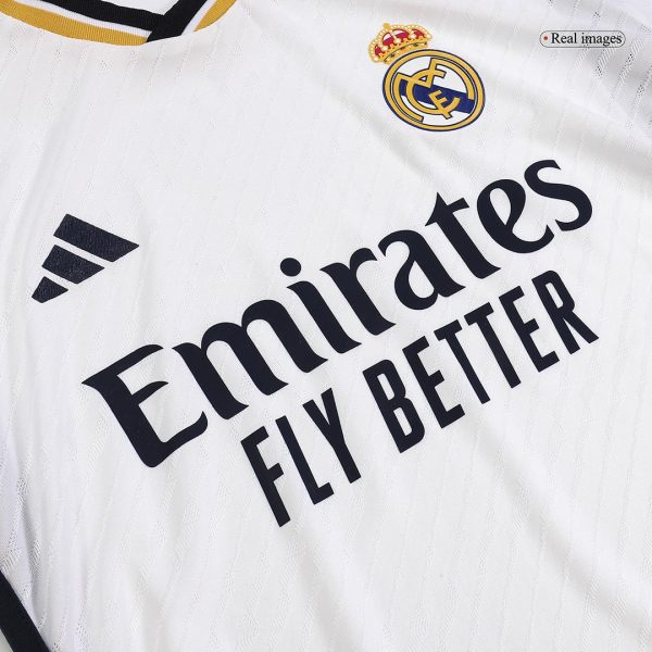 Authentic Real Madrid Home Long Sleeve Soccer Jersey 2023/24