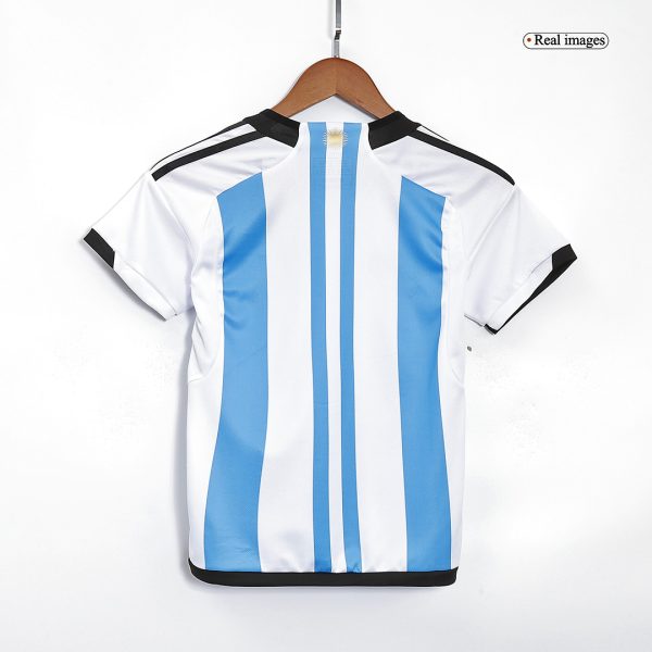 Argentina Home Kids Jerseys Kit 2022 - Three Stars