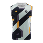 Real Madrid Pre-Match Sleeveless Top 2023/24 Gray&Black