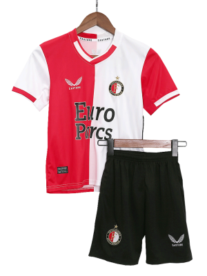 Feyenoord Home Kids Soccer Jerseys Kit 2023/24