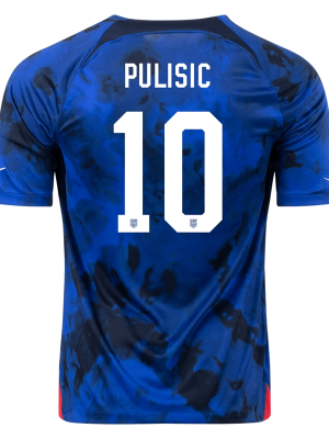 PULISIC #10 USA Away Jersey World Cup 2022