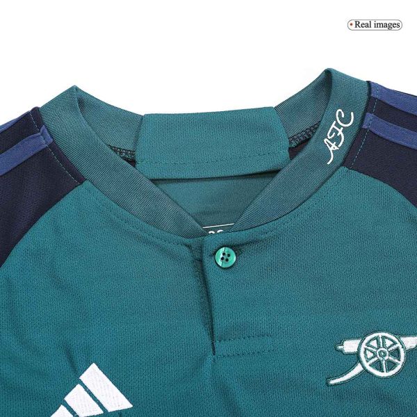 Arsenal Third Away Kids Soccer Jerseys Kit 2023/24