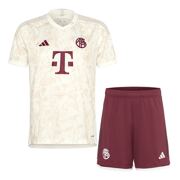 Bayern Munich Third Away Kids Soccer Jerseys Kit 2023/24