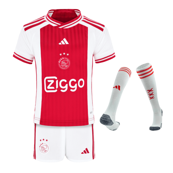 Ajax Home Kids Soccer Jerseys Full Kit 2023/24