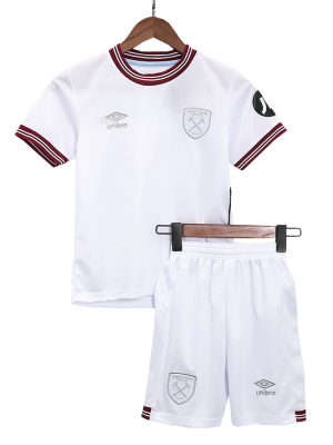 West Ham United Away Kids Soccer Jerseys Kit 2023/24