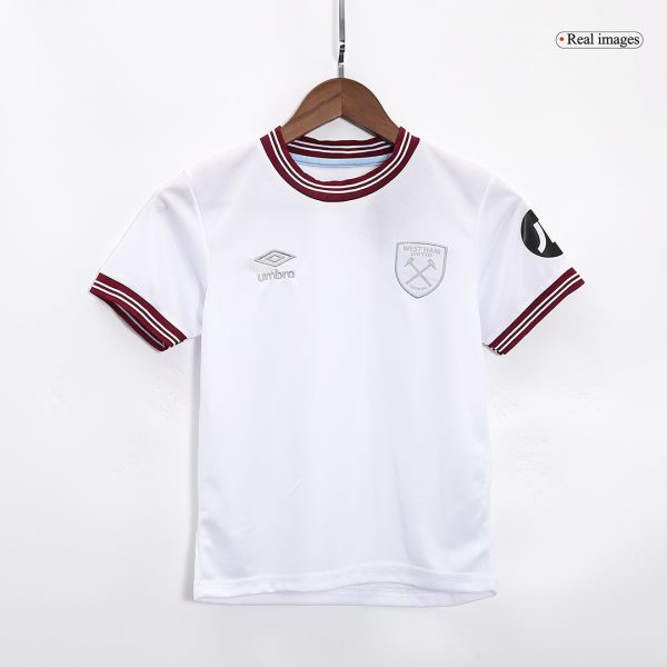 West Ham United Away Kids Soccer Jerseys Kit 2023/24