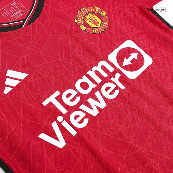 Manchester United Home Authentic Jerseys Kit 2023/24