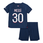 MESSI #30 PSG Home Kids Jerseys Kit 2023/24