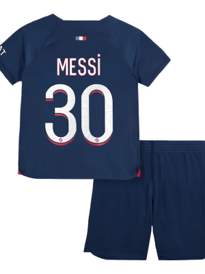 MESSI #30 PSG Home Kids Jerseys Kit 2023/24