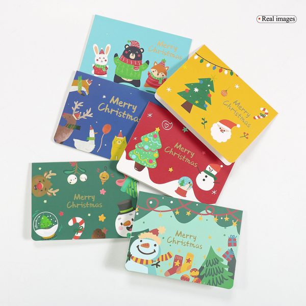 1 Pcs Random Style Personalized Christmas Greeting Card