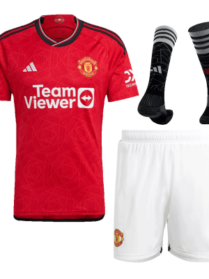 Manchester United Home Authentic Jerseys Full Kit 2023/24