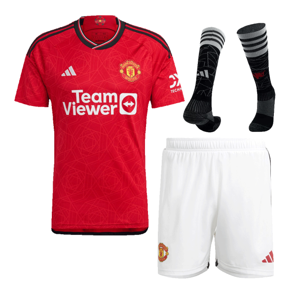 Manchester United Home Authentic Jerseys Full Kit 2023/24