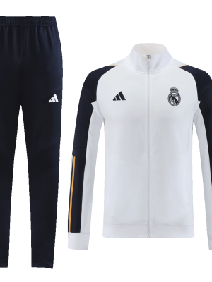 Real Madrid Jacket Tracksuit 2023/24 White